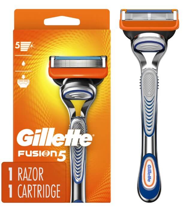 Gillette Fusion5 Mens Razor Handle1 Blade Refill
